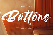 Buttons, a Handwritten Font by Integritype Studio (Thumbnail 1 of 15)