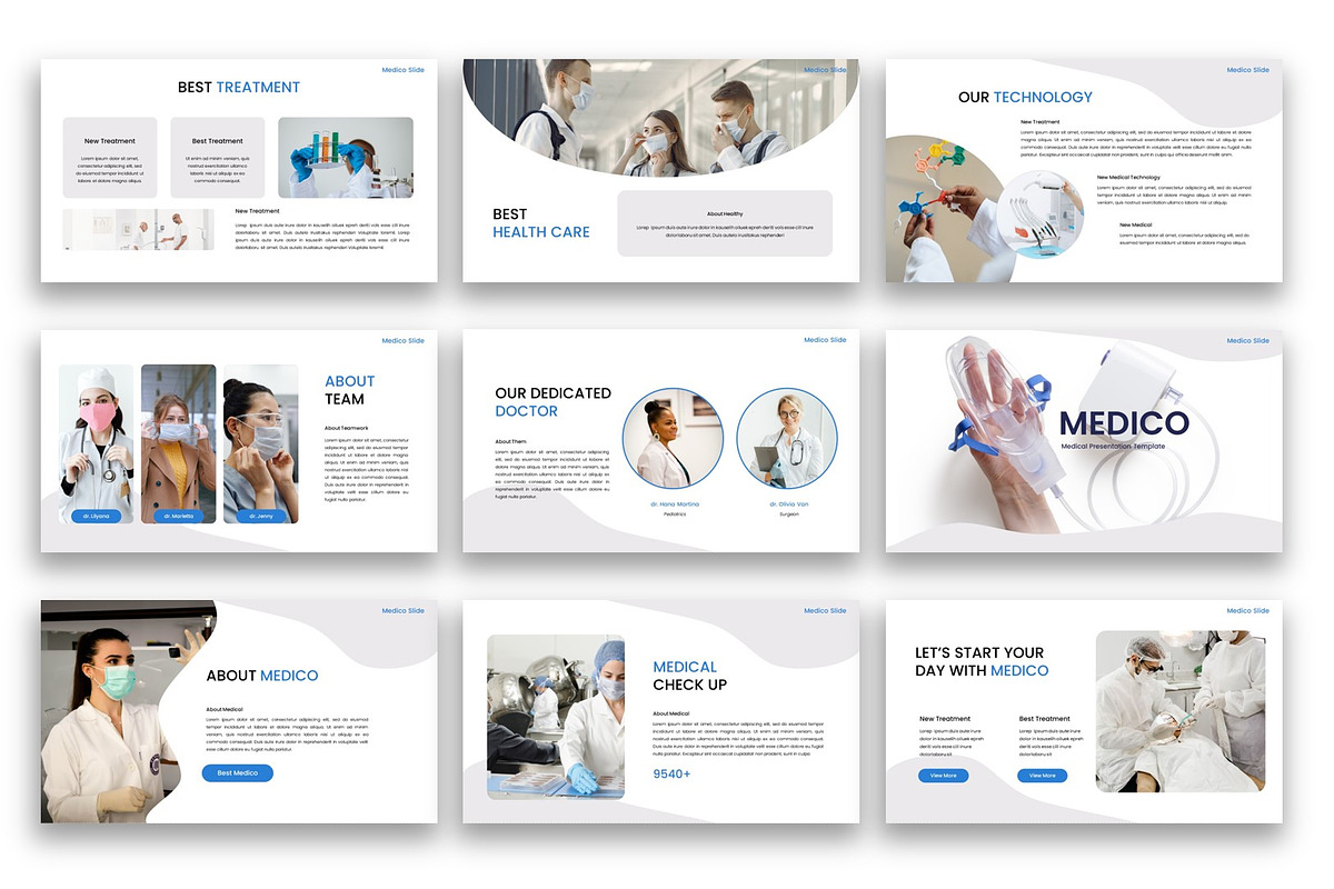 Medico – Medical Google Slide, a Presentation Template by kreatifreya (Photo 2 of 5)