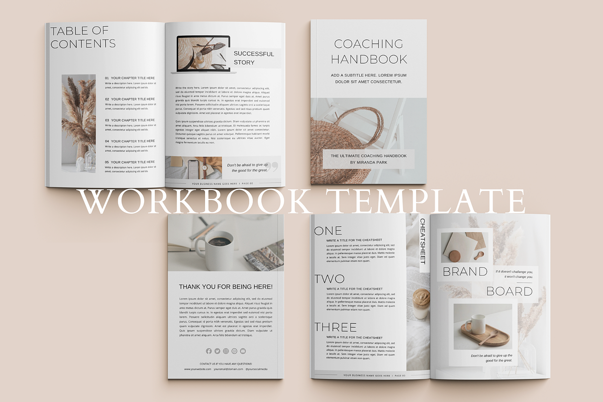 Ebook Workbook Handbook Template, a Magazine Template by ShopRShop (Photo 1 of 12)