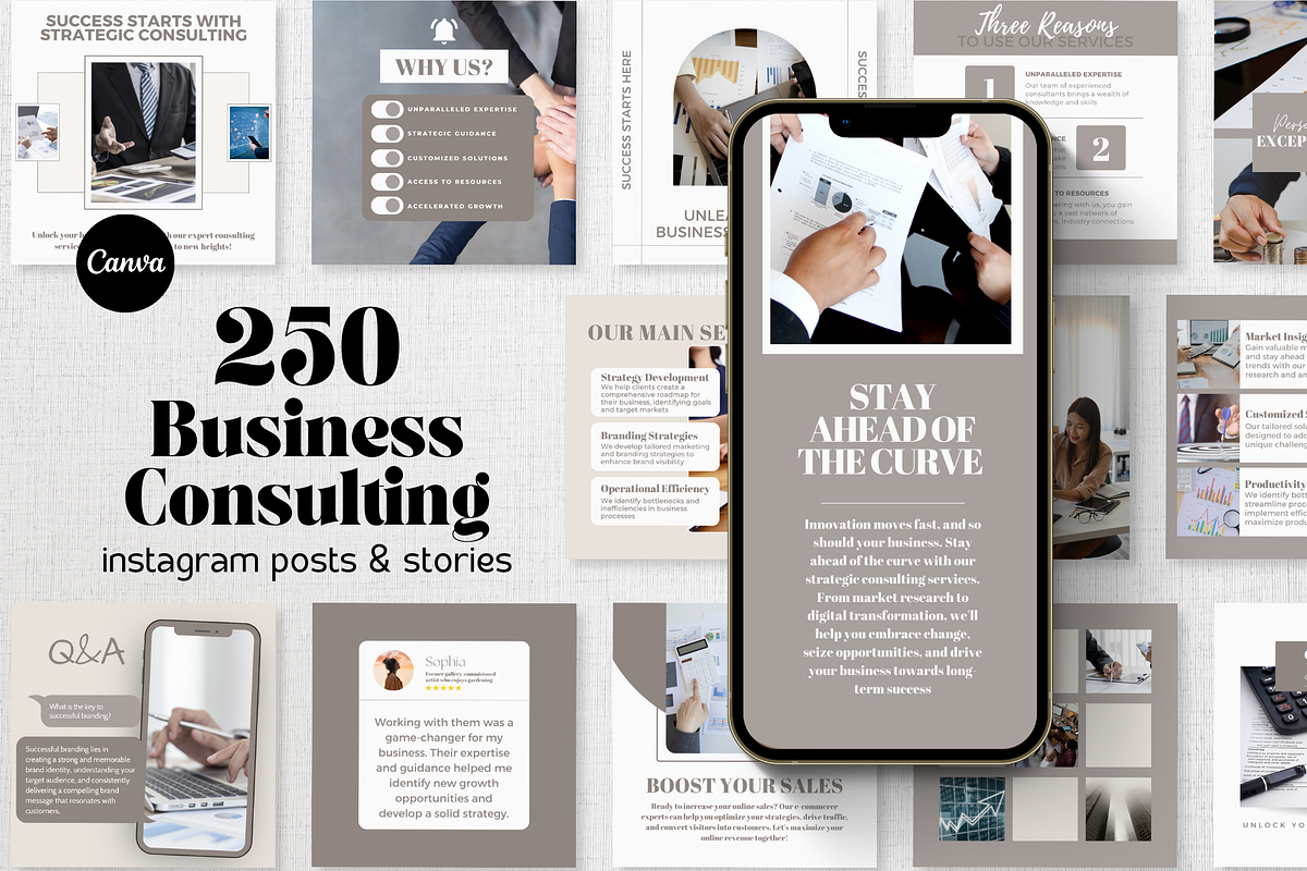 Business Consultant Instagram Post, a Social Media Template by EliteMatidi (Photo 1 of 8)