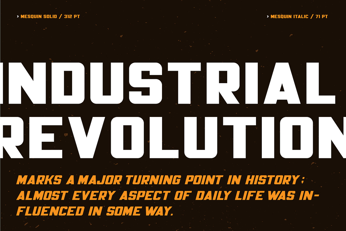 Mesquin Font preview 3