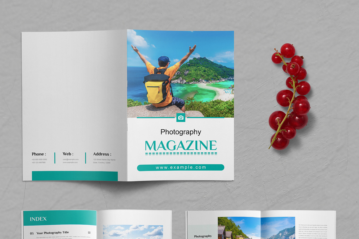 Photography Magazine, a Magazine Template by ContestDesign (Photo 2 of 4)