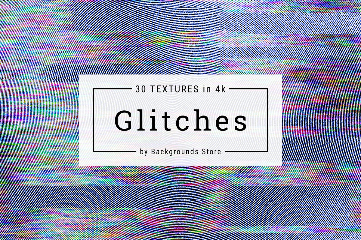 Glitch UHD 4k Textures, a Texture Graphic by Backgrounds Store (Photo 1 of 3)