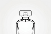 43 Beauty Makeup Outline Icons, an Outline Icon by adenpinkstore (Thumbnail 9 of 24)