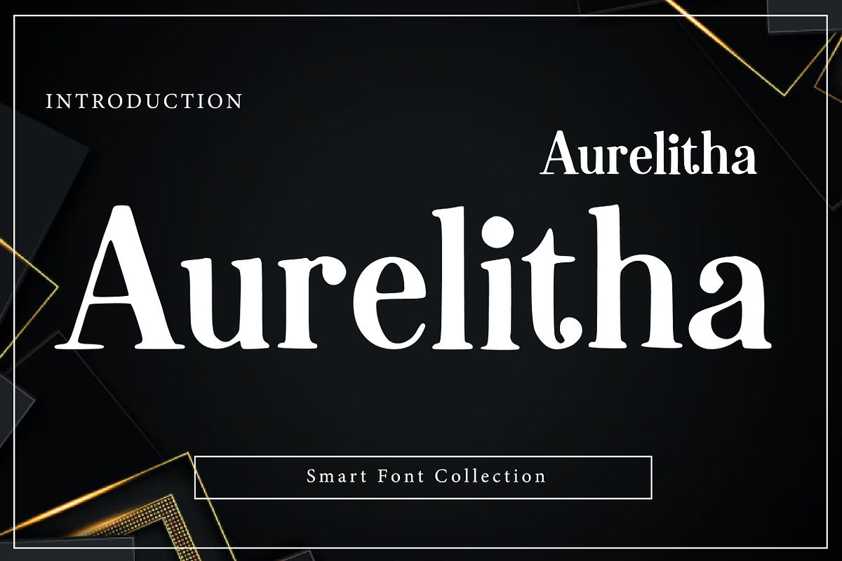 Aurelitha, a Sans Serif Font by Wow Magic (Photo 1 of 2)