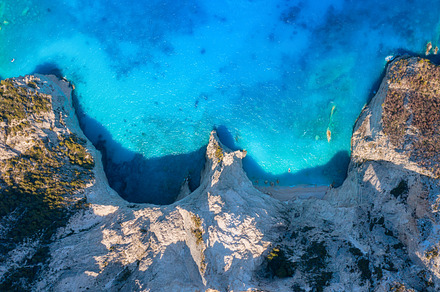 Aerial seascape at the day time., a Nature Photo by Landscape and travel