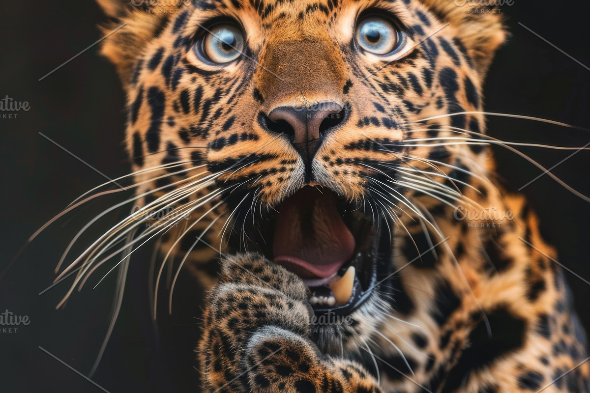 236 surprised animals, an Animal Photo by Handmadefont (Photo 79 of 241)