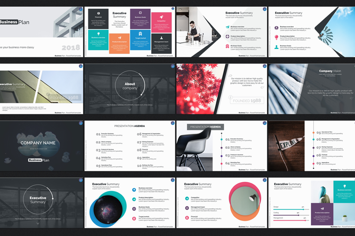 Business Plan - PowerPoint Template, a Presentation Template by Premast (Photo 4 of 10)