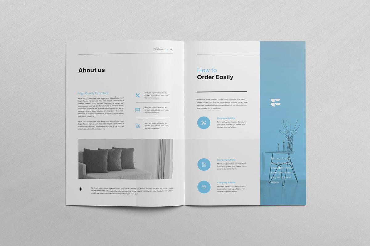 FLORA | Product Catalog Template, a Brochure Template by KreateTribe (Photo 7 of 10)