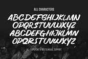 Hunger - Handwritten Brush Font, a Font by Sensatype (Thumbnail 7 of 8)