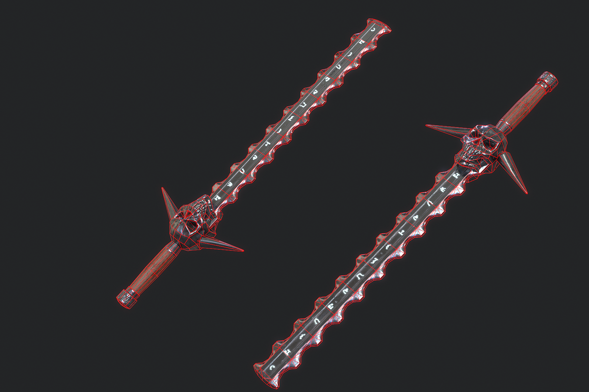 5 Fantasy Stylish Sword -PBR-, an Object 3D Model by TFE Game Art (Photo 15 of 15)