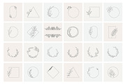 Botanical hand drawn elements, an Outline Icon by mayrum (Thumbnail 3 of 10)