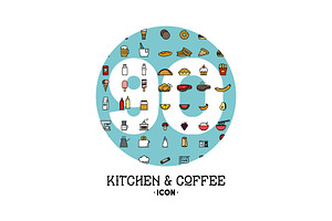 Kitchen & Coffee Shop Icon