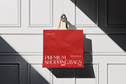 Premium Paper Shopping Bag Mockup, a Packaging Mockup by MockupShelf (Thumbnail 5 of 6)