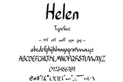 Font Helen Classical Calligraphy, a Sans Serif Font by PageLightStudios (Thumbnail 1 of 4)