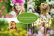 Flowery Spring photo overlays set, an Object Graphic by BrownLeopard (Thumbnail 1 of 7)