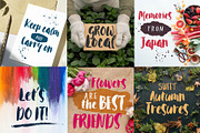 Florista Brushed Font Duo, a Script Font by Anna Ivanir (Thumbnail 6 of 12)