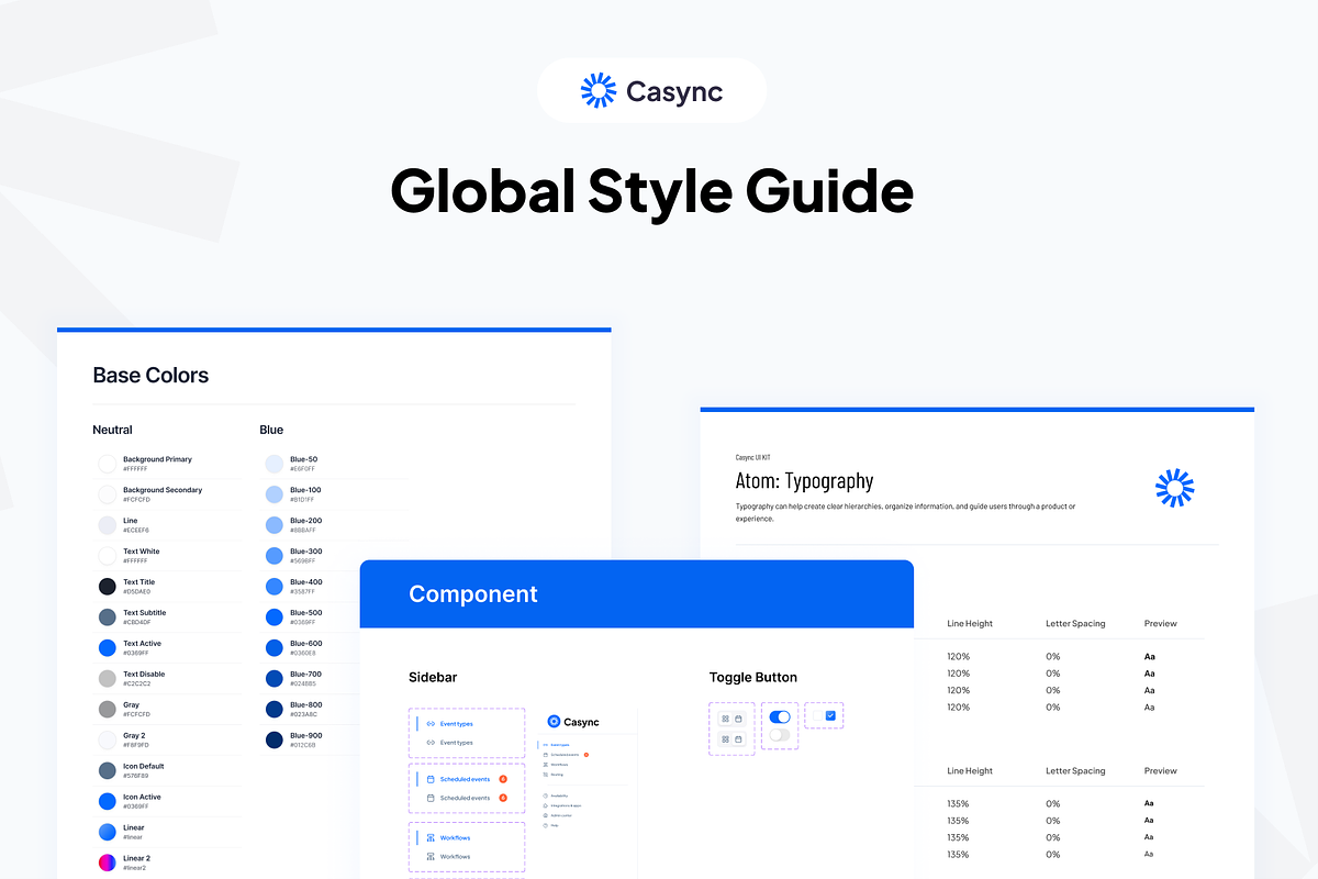 Casync - Appointment Dashboard, an UI Kit Template by cansaasstudio (Photo 3 of 6)