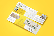 Square Trifold Brochure Mockup, a Product Mockup by Mockup Supper (Thumbnail 8 of 17)