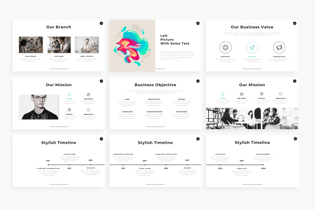 Rhino - Powerpoint Template, a Presentation Template by Mikokit (Photo 4 of 14)