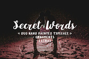 Secret Words Font Duo, a Script Font by Ayya Studio (Thumbnail 1 of 5)