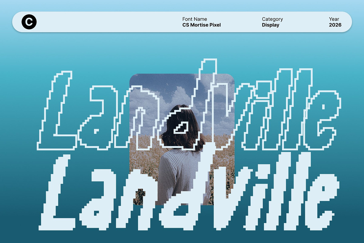 CS Mortise Pixel, a Handwritten Font by Craft Supply Co. (Photo 6 of 8)