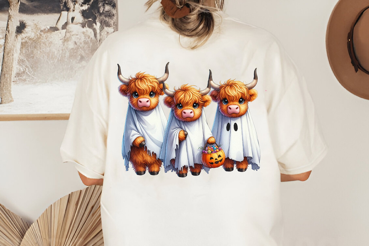 Halloween Highland Cow Png, an Illustration by Designworld (Photo 3 of 5)