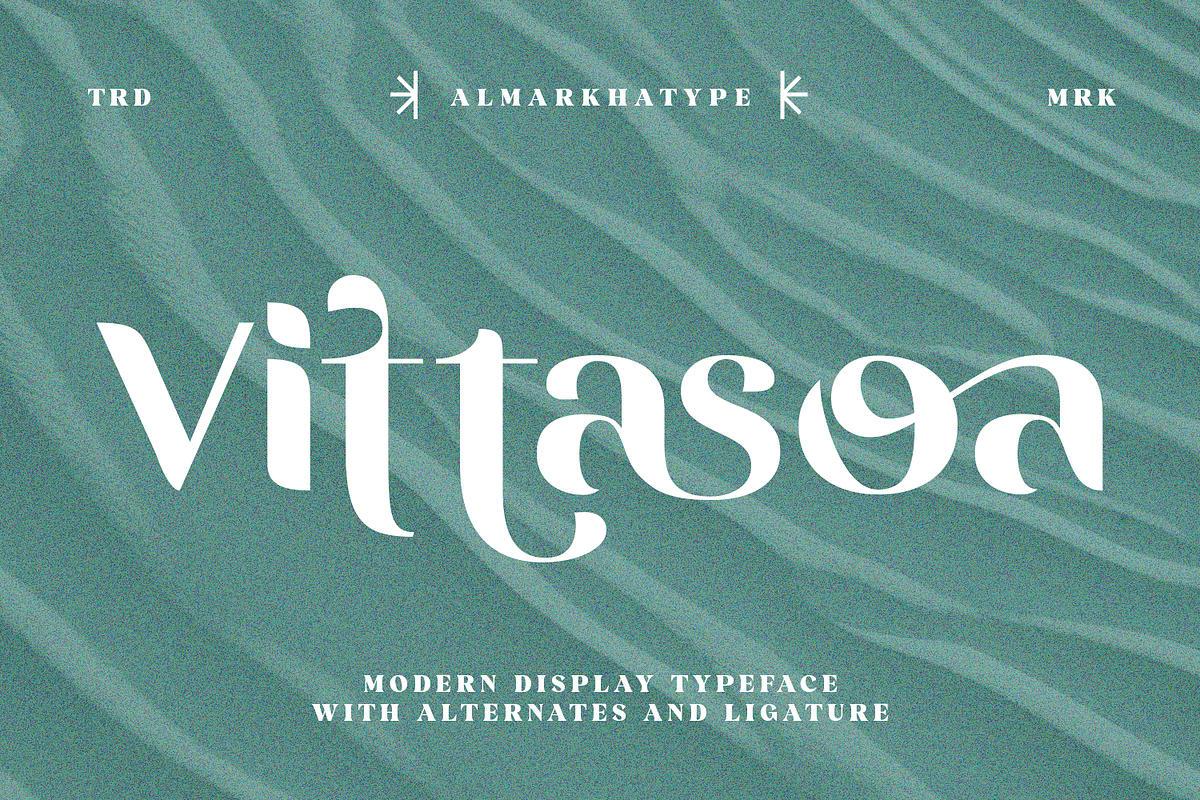 Vittasoa – Modern Display Typeface, a Serif Font by Almarkhatype (Photo 1 of 15)
