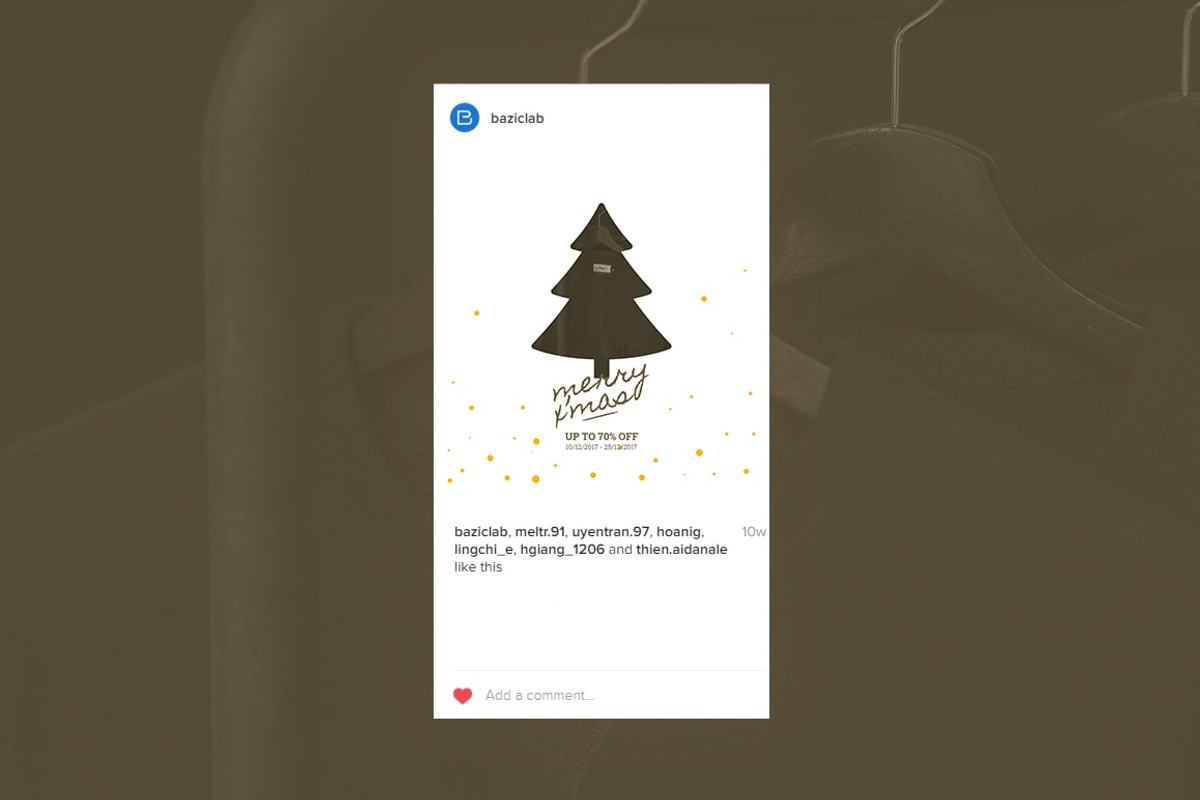 Holiday Vintage Social Media Pack, a Social Media Template by CaDesign (Photo 3 of 7)