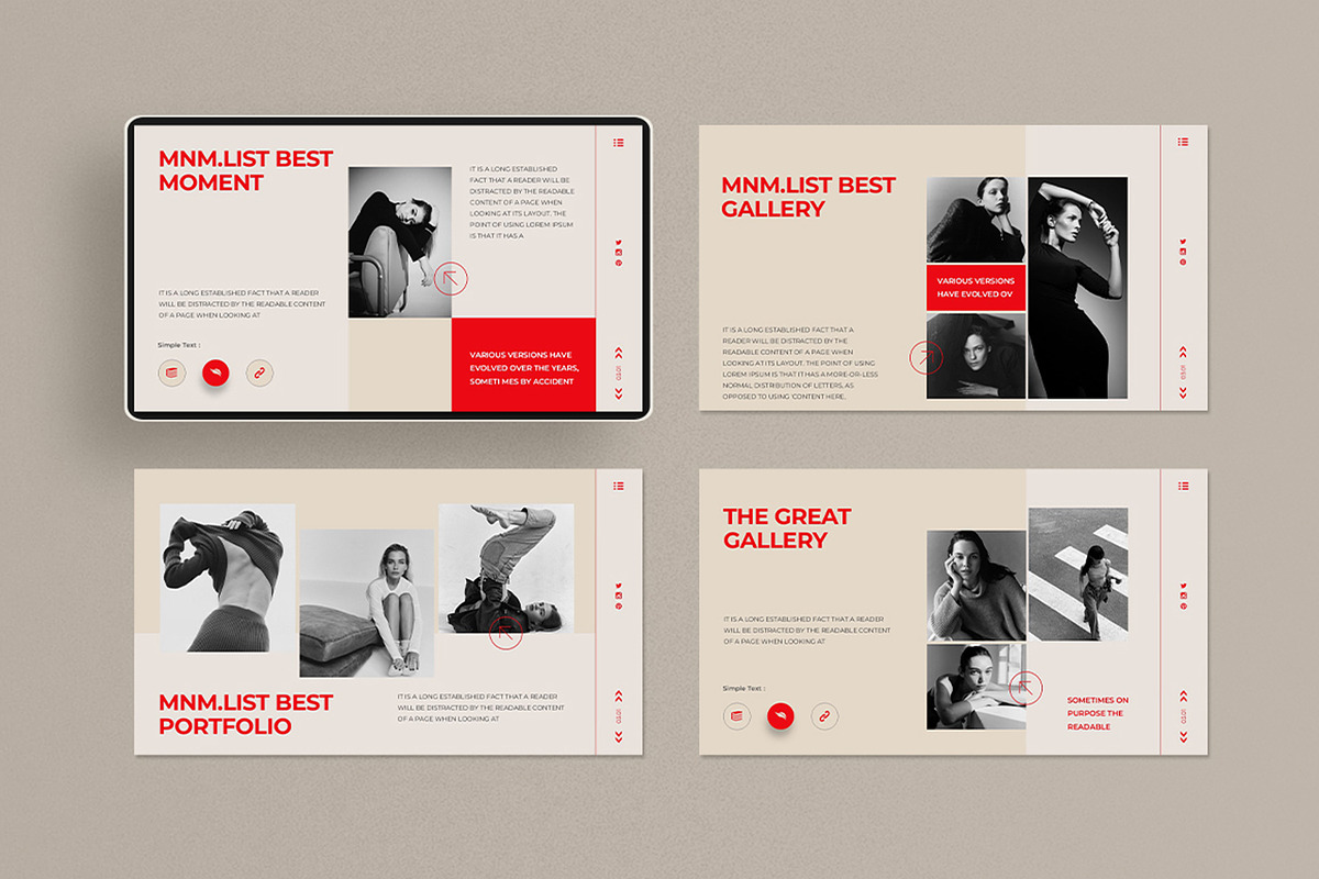 Minimalist Presentation Template, a Design Template by Dream-Lab (Photo 5 of 8)
