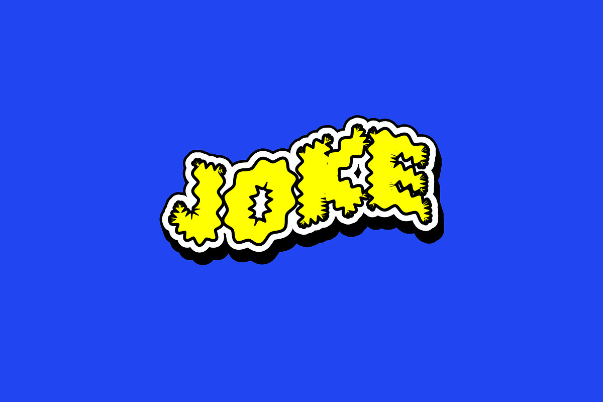 3D Cartoon Funny Text Effect Comic, a Layer Style Add-On by Posterfello (Photo 3 of 3)