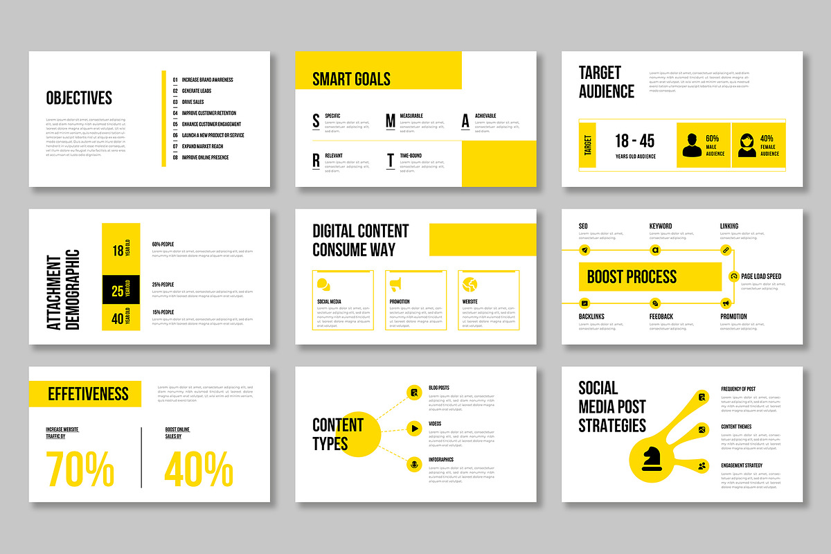 Digital Marketing Presentation, a Presentation Template by Mighty-Slide (Photo 3 of 5)