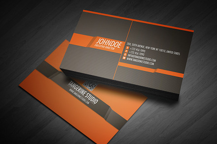 Tangerine Studio business card