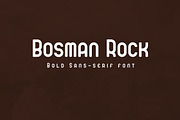 Bosman Rock - Rounded Bold Font, a Sans Serif Font by Mightyfire (Thumbnail 1 of 3)