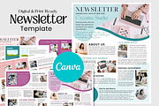 Canva Business Newsletter Templates, an Email Template by PixelCraft (Thumbnail 1 of 16)