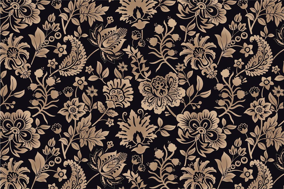 8 Floral Gradient Patterns, a Pattern Graphic by Sunny_Lion (Photo 2 of 9)