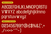 Tightrope – Condensed Sans Serif, a Sans Serif Font by Vadovastd (Thumbnail 8 of 8)