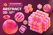 Abstract 3D Illustration Pack, an Object 3D Model by Tempcraft (Thumbnail 1 of 5)