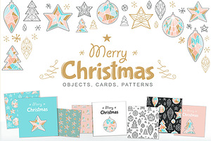 Christmas Set: Objects & Patterns