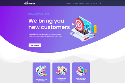 Techmark - Startup WordPress Theme