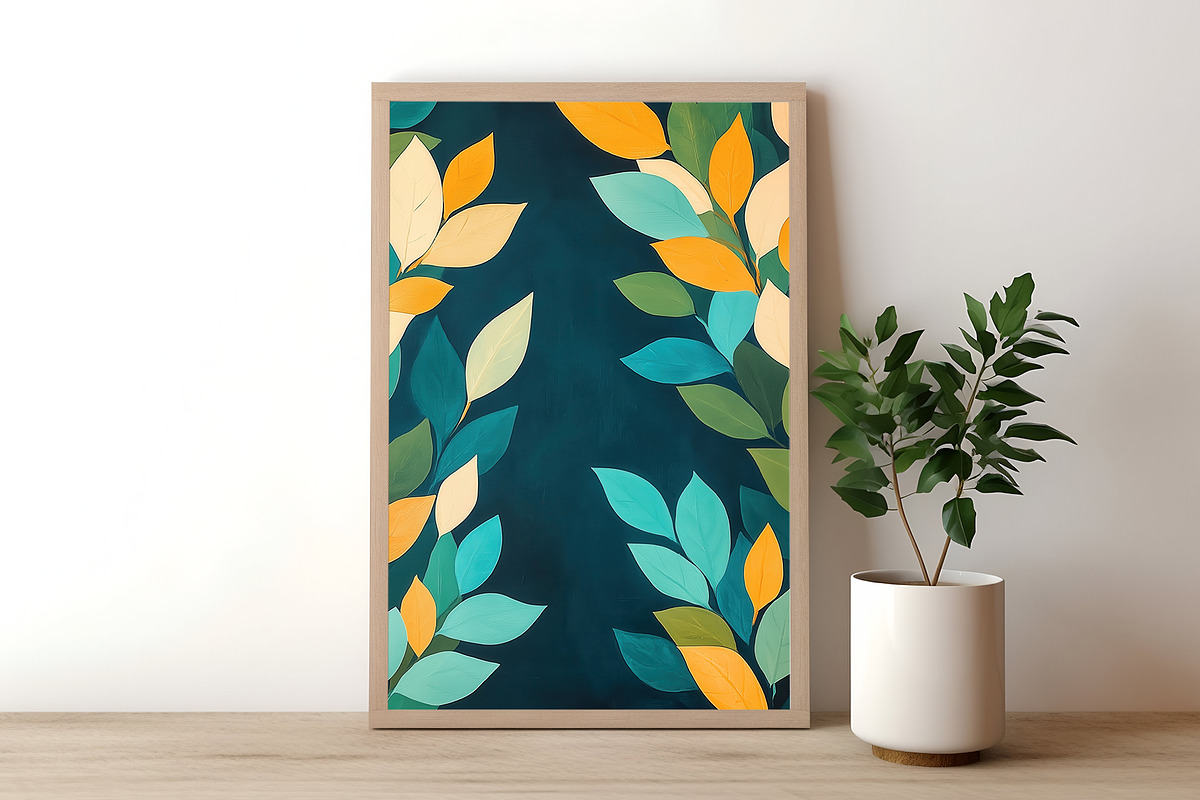 Emerald Gold Abstract Illustration, a Decorative Illustration by Housui Patterns (Photo 7 of 9)