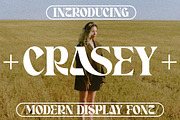 Crasey Modern Display Font, a Serif Font by Storytype Studio (Thumbnail 1 of 15)