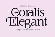 Coralis Elegant, a Sans Serif Font by Gatype (Thumbnail 1 of 10)