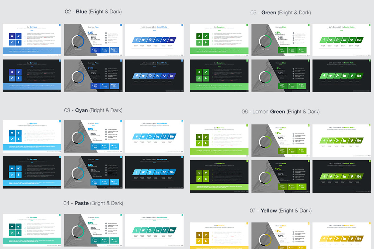 Business Plan Powerpoint, a Presentation Template by GoldenPixelStudio (Photo 9 of 11)