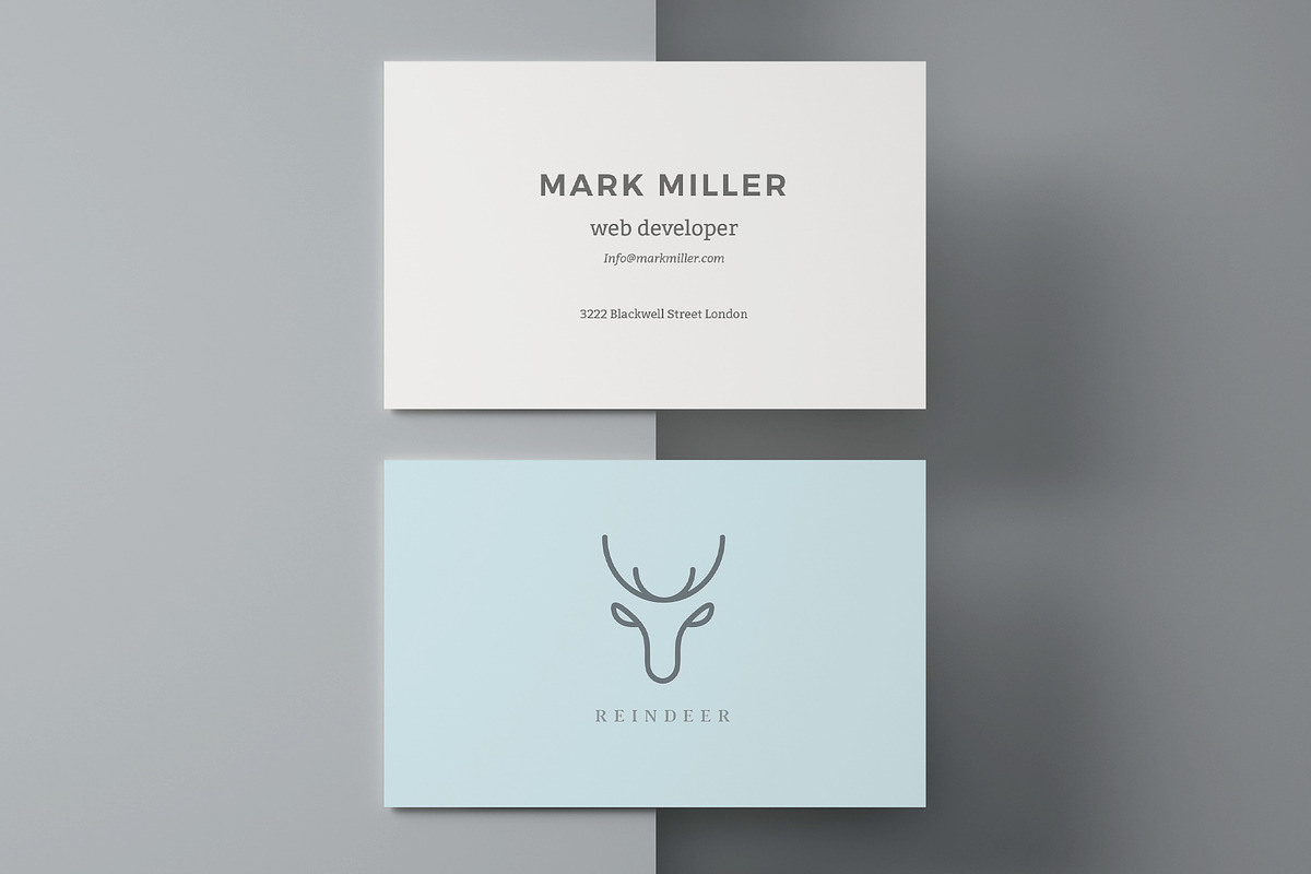 Deer Minimal logo, a Branding & Logo Template by Nues Design (Photo 2 of 3)