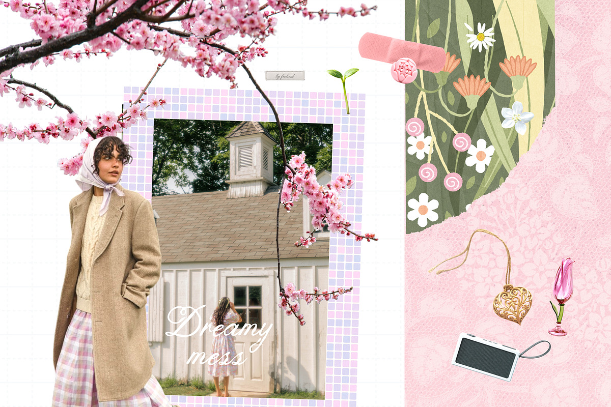 250+ Whimsy Garden Collage Pack, an Object Graphic by Feelsoul (Photo 7 of 11)