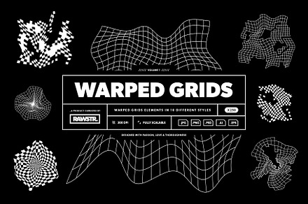 WARPED GRIDS vol.1 - Grid designs