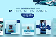 Blue Sky Social Media Designs, a Social Media Template by Creatoly (Thumbnail 1 of 5)