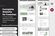 Wordpress theme coach minimalist, a WordPress Template by myvisuell.de Webdesign (Thumbnail 1 of 7)