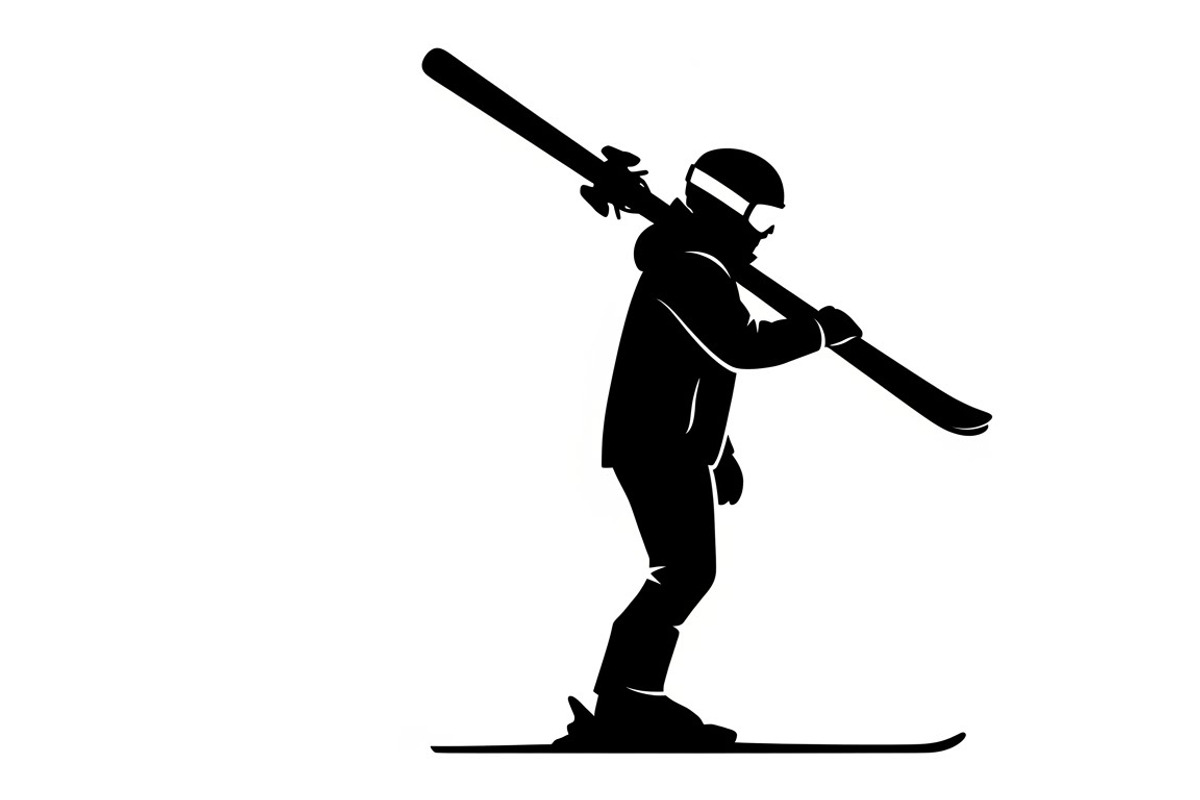 collection of Winter Ski Silhouette, an Illustration by Amazin_art (Photo 20 of 33)